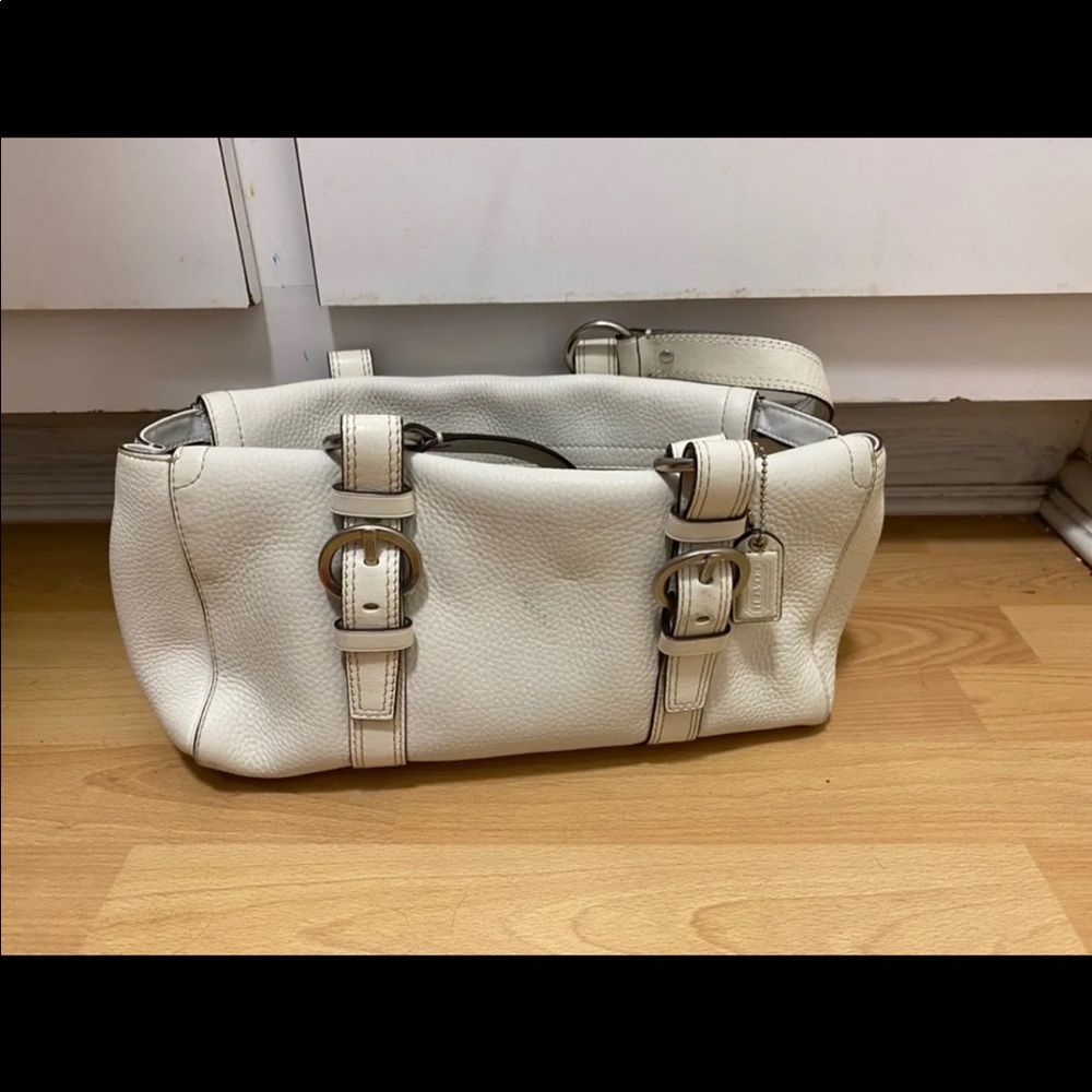 White coach purse